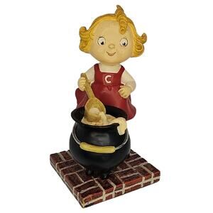 Vintage Campbells Kids Collector Figure "Cooking Something Up" Girl Danbury Mint